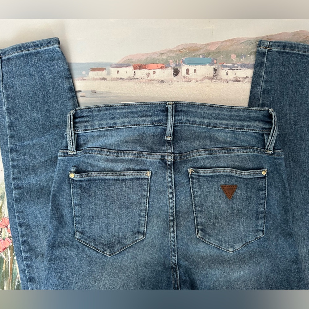 Guess Mid Rise Skinny Jeans Retro - Picture 10 of 15